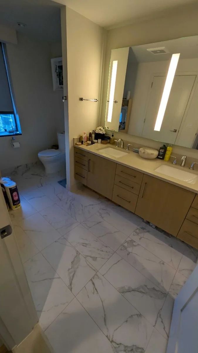 Bathroom and vanity
